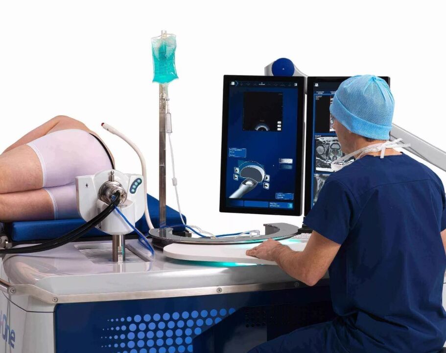 Prostate gland ultrasound examination