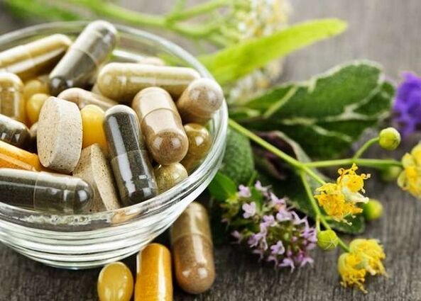 herbs and pills for the treatment of prostatitis
